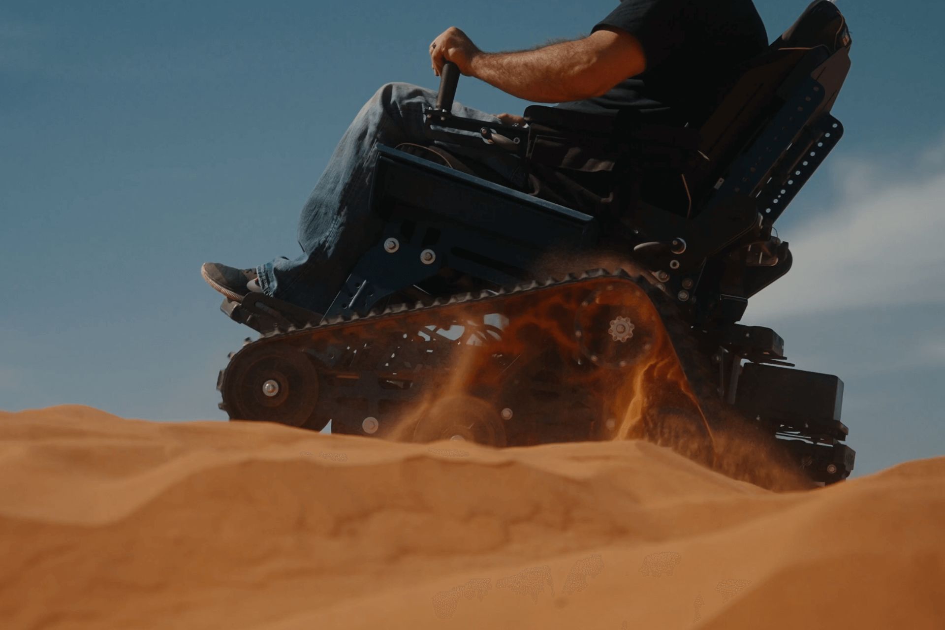 Trackchair AXIS 40 Tracked Wheelchair Uneven Terrain