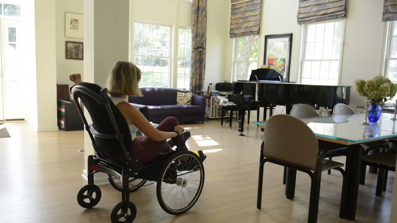 VeloChair Pedal-powered Wheelchair Indoors