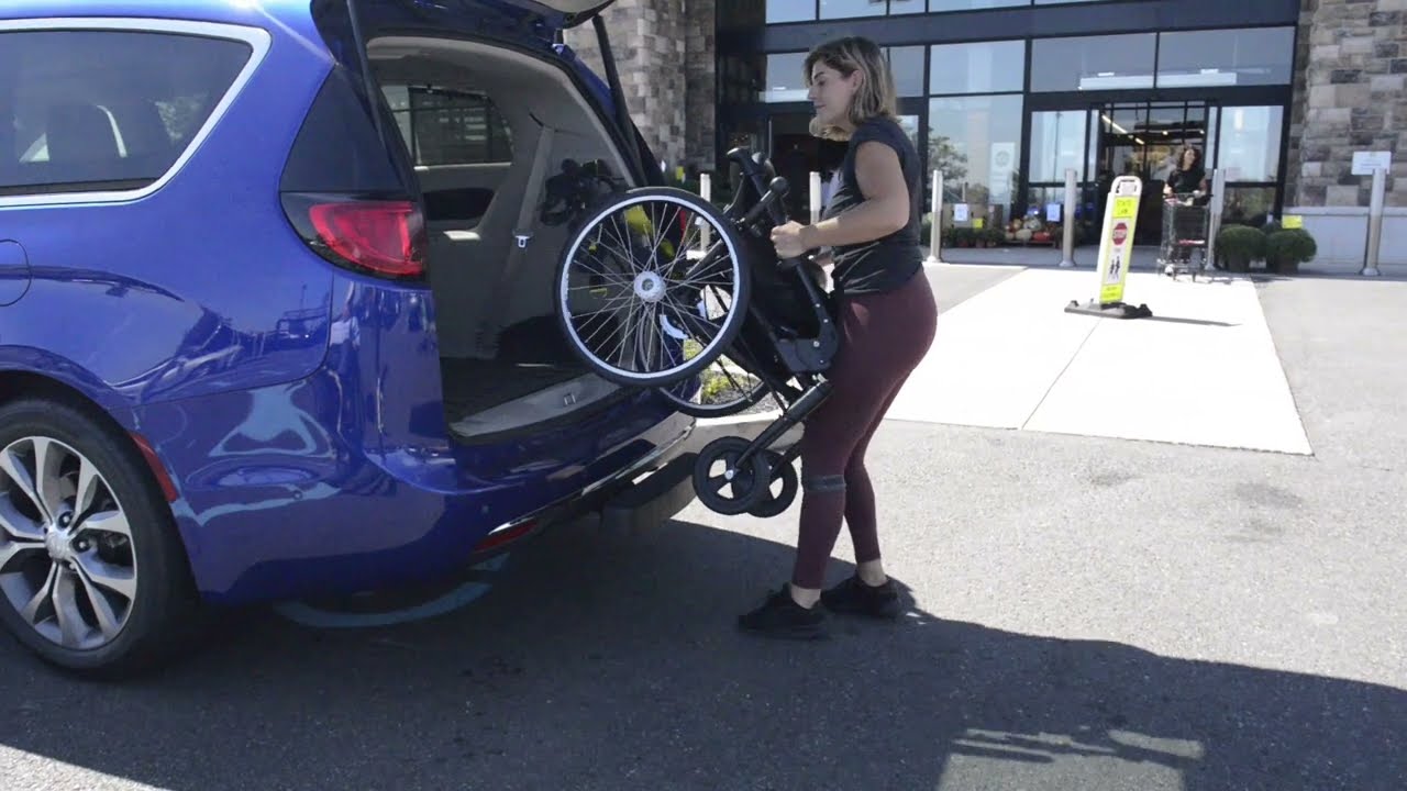 VeloChair Pedal-powered Wheelchair Loading for Transport