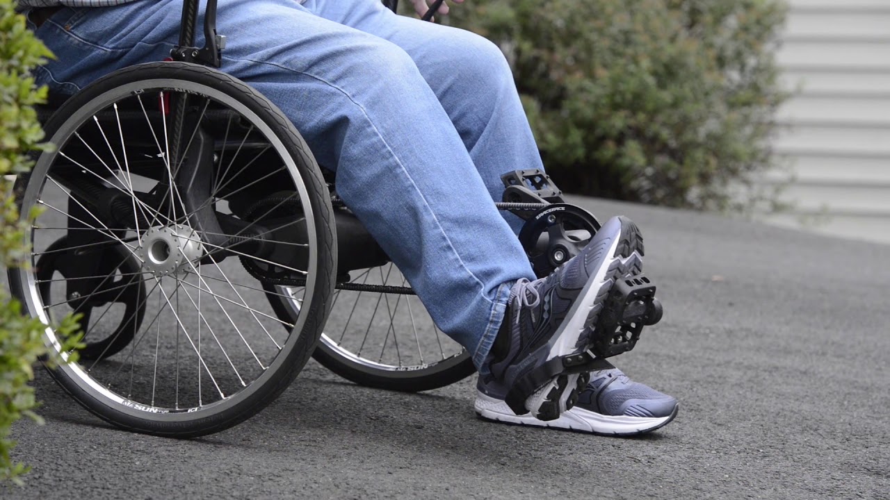 VeloChair Pedal-powered Wheelchair Using Pedals