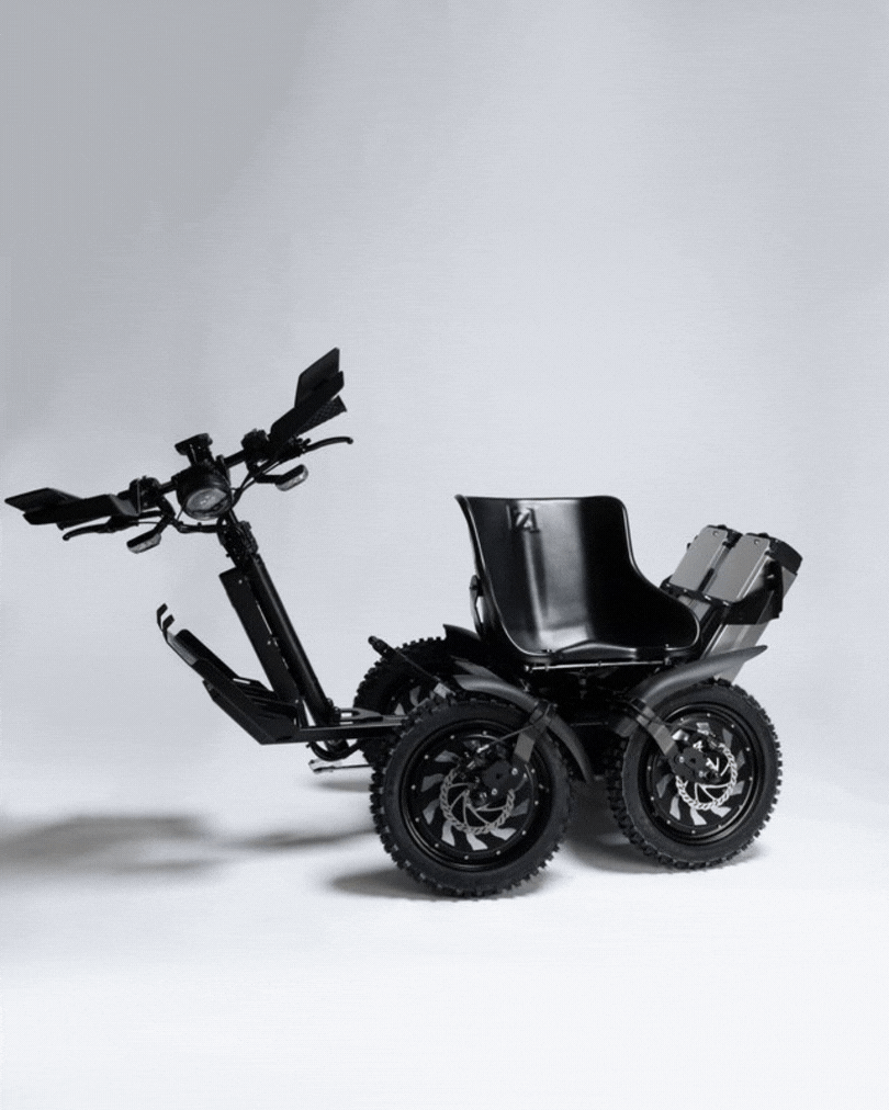 Zoomability Zoom 2.0 Rotating Seat Folding Handlebars
