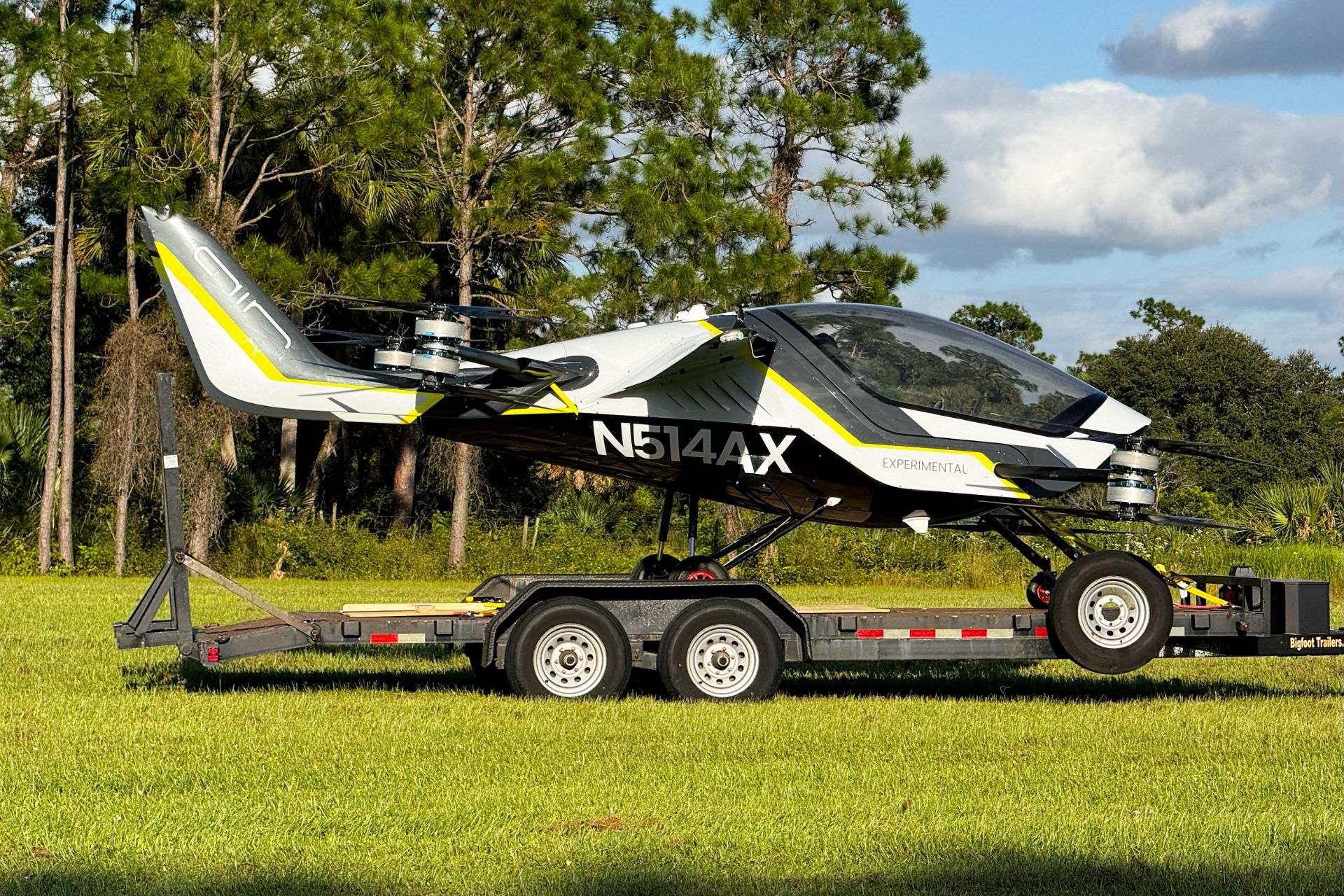 AIR ONE Personal eVTOL Optional Custom Trailer