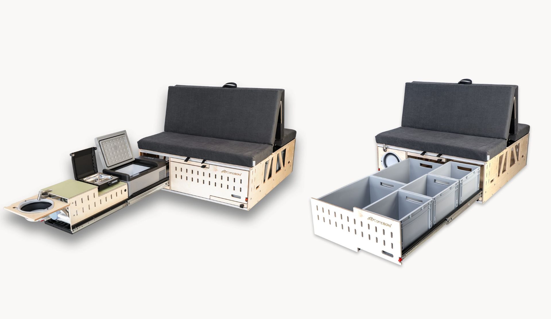 CampBoks Removable Camper Box 33-liter Euroboxes