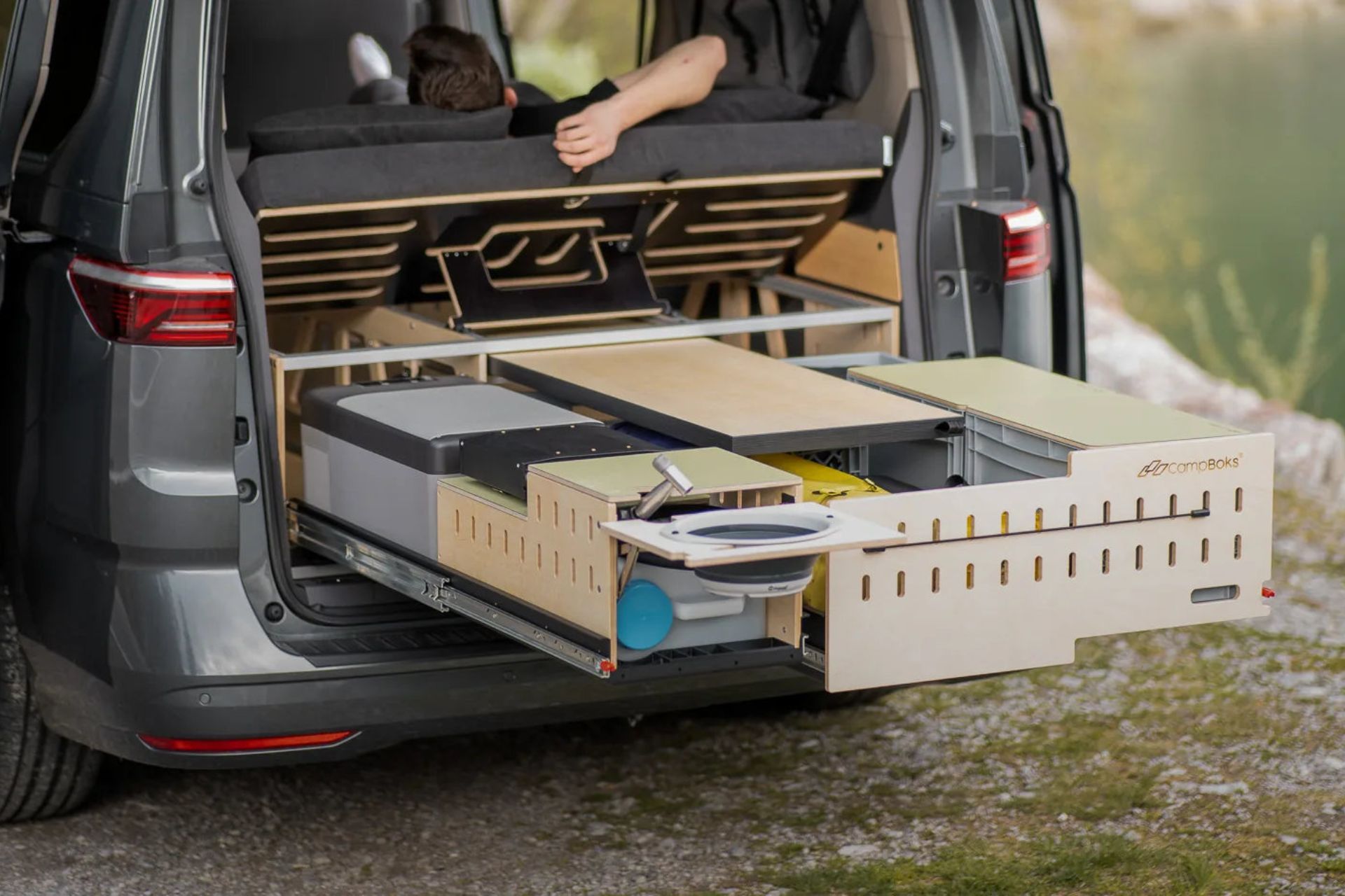 CampBoks Removable Camper Box Slide-out Outdoor Kitchen