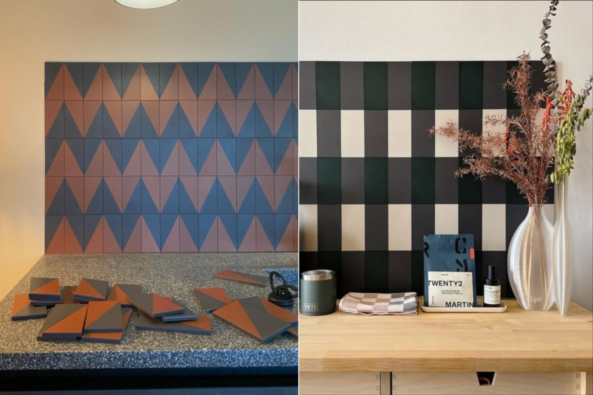 Click'n Tile Modular Wall Tiles Custom Layouts