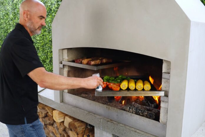 Flare Outdoor Fireplace Grill