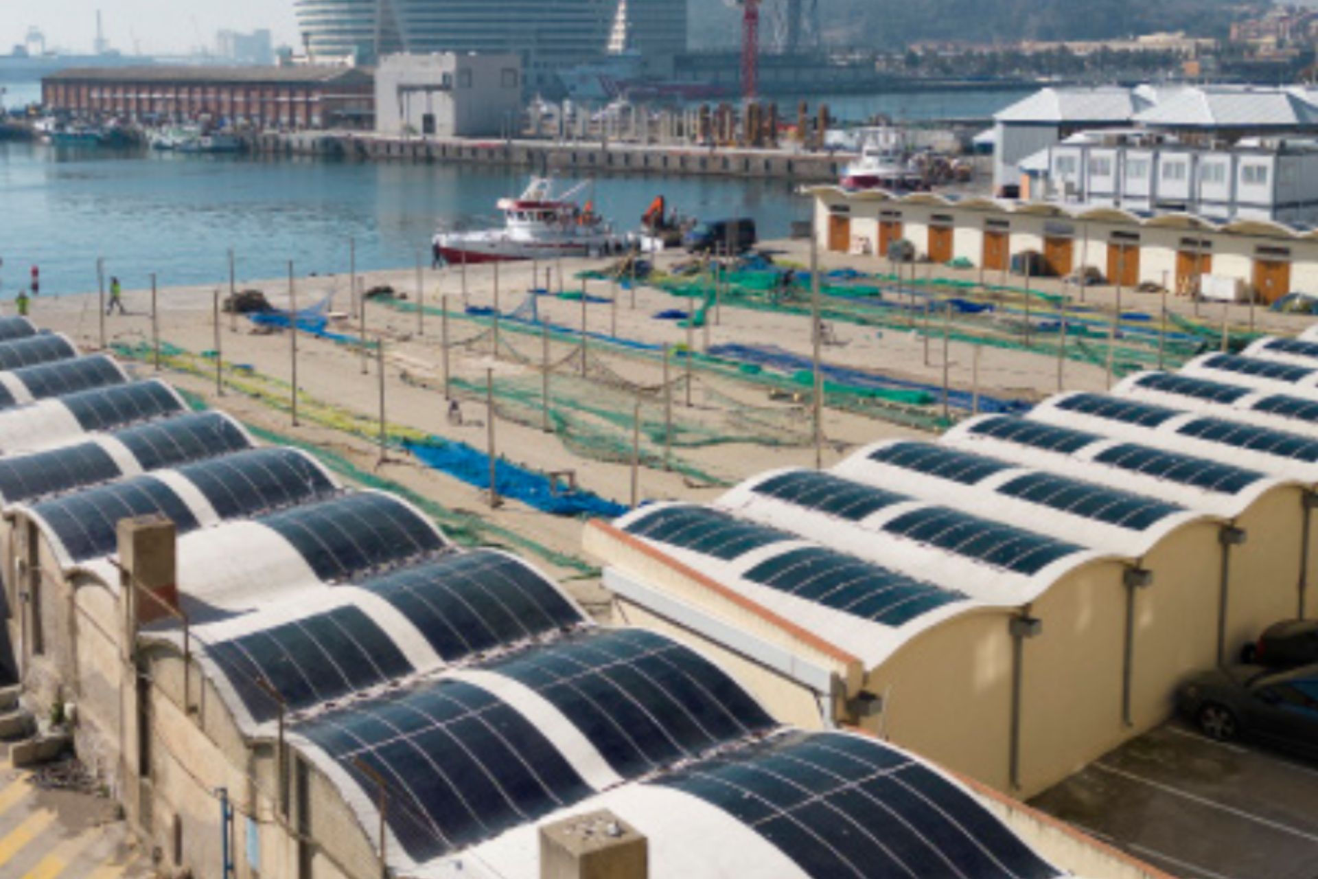 HeliaSol Organic Solar Film Curved Roof