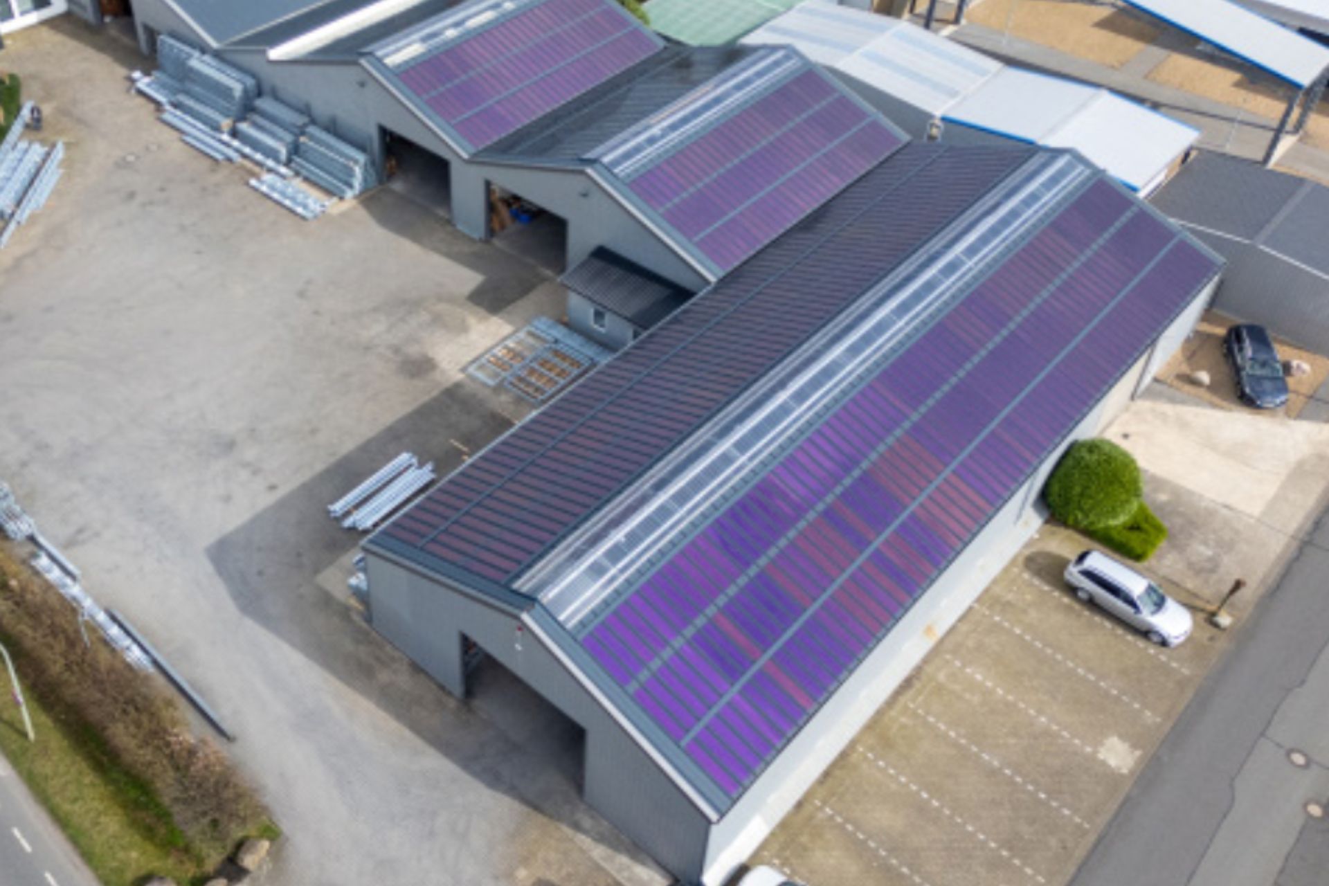 HeliaSol Organic Solar Film Rooftop