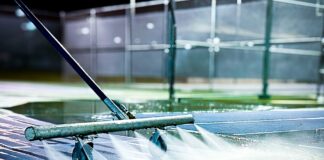 Hydra-Blade Court Cleaning System