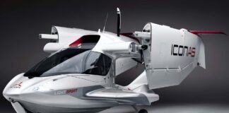 ICON A5 Amphibious Airplane Folding Wings