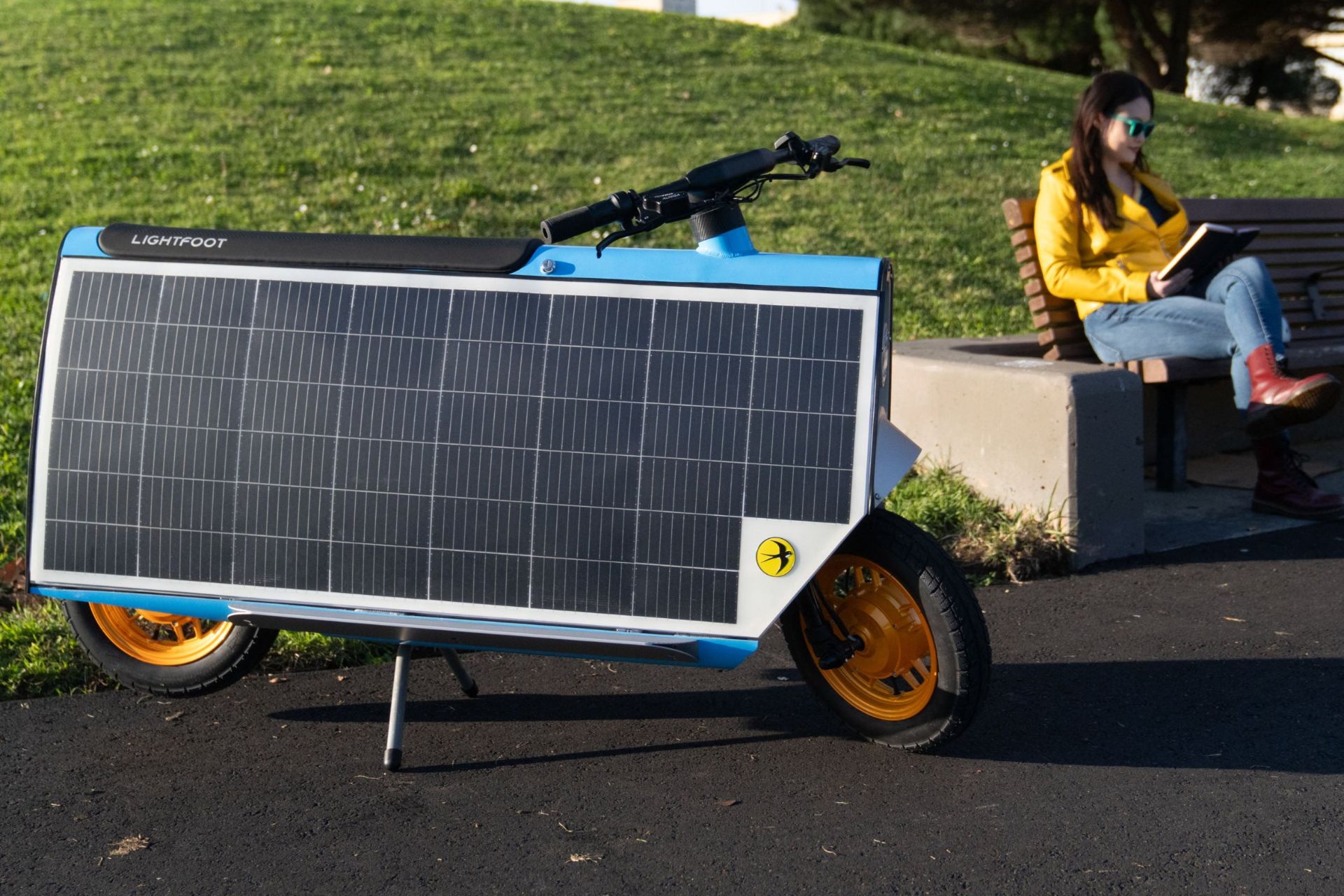 Lightfoot Scooter Integrated Solar Panels