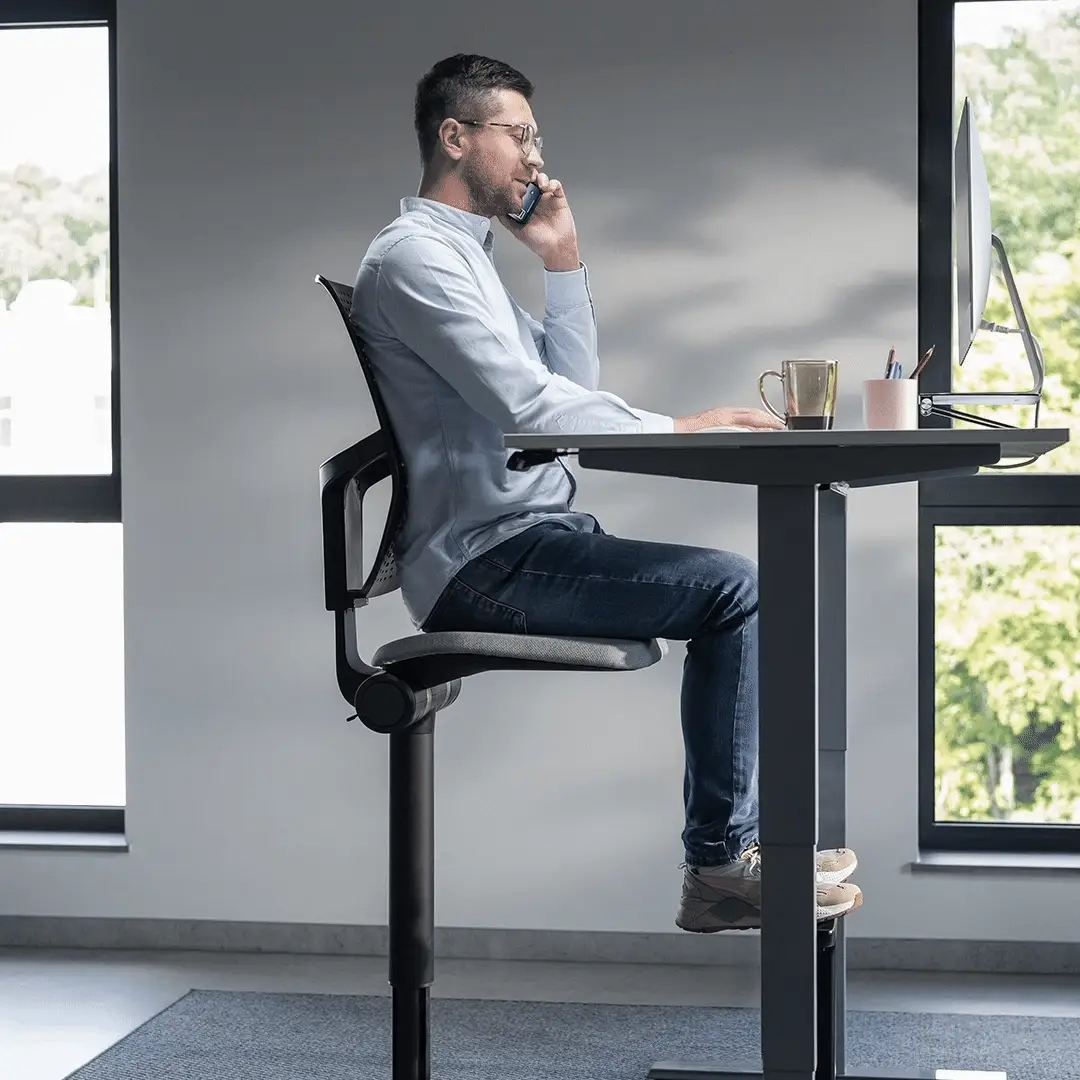 Movably Pro Smart Chair Work Positions