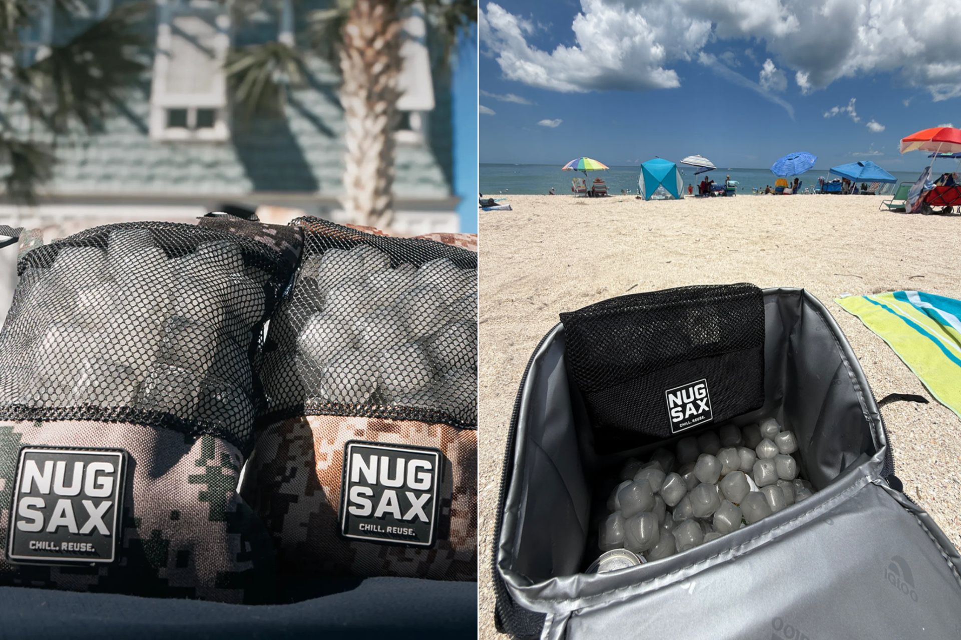 NUGSAX Reusable Ice Multiple Pack Sizes