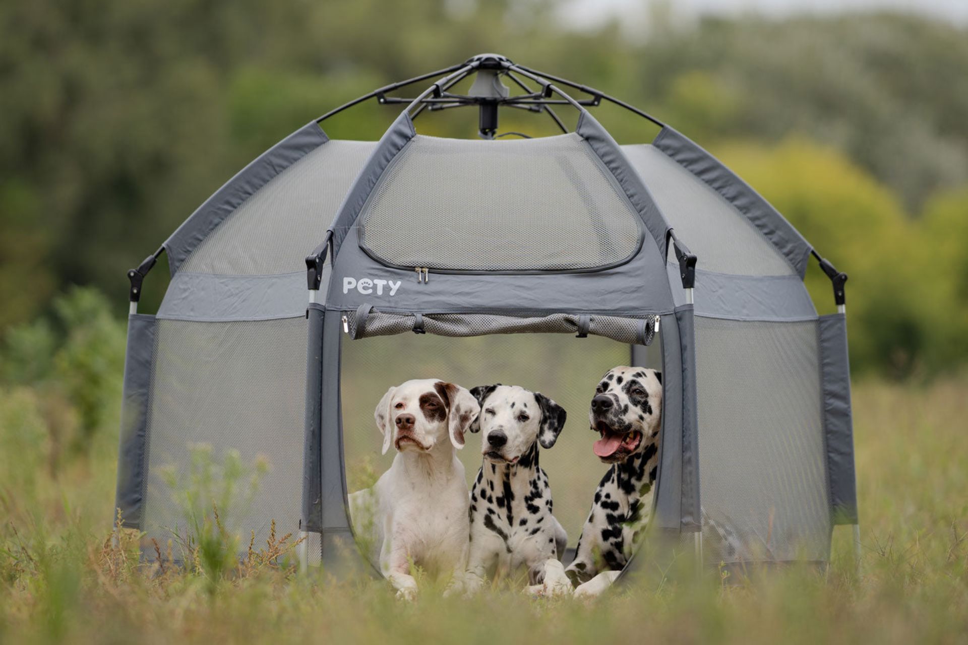 PETY Mobile Dog Playpen Mesh Walls