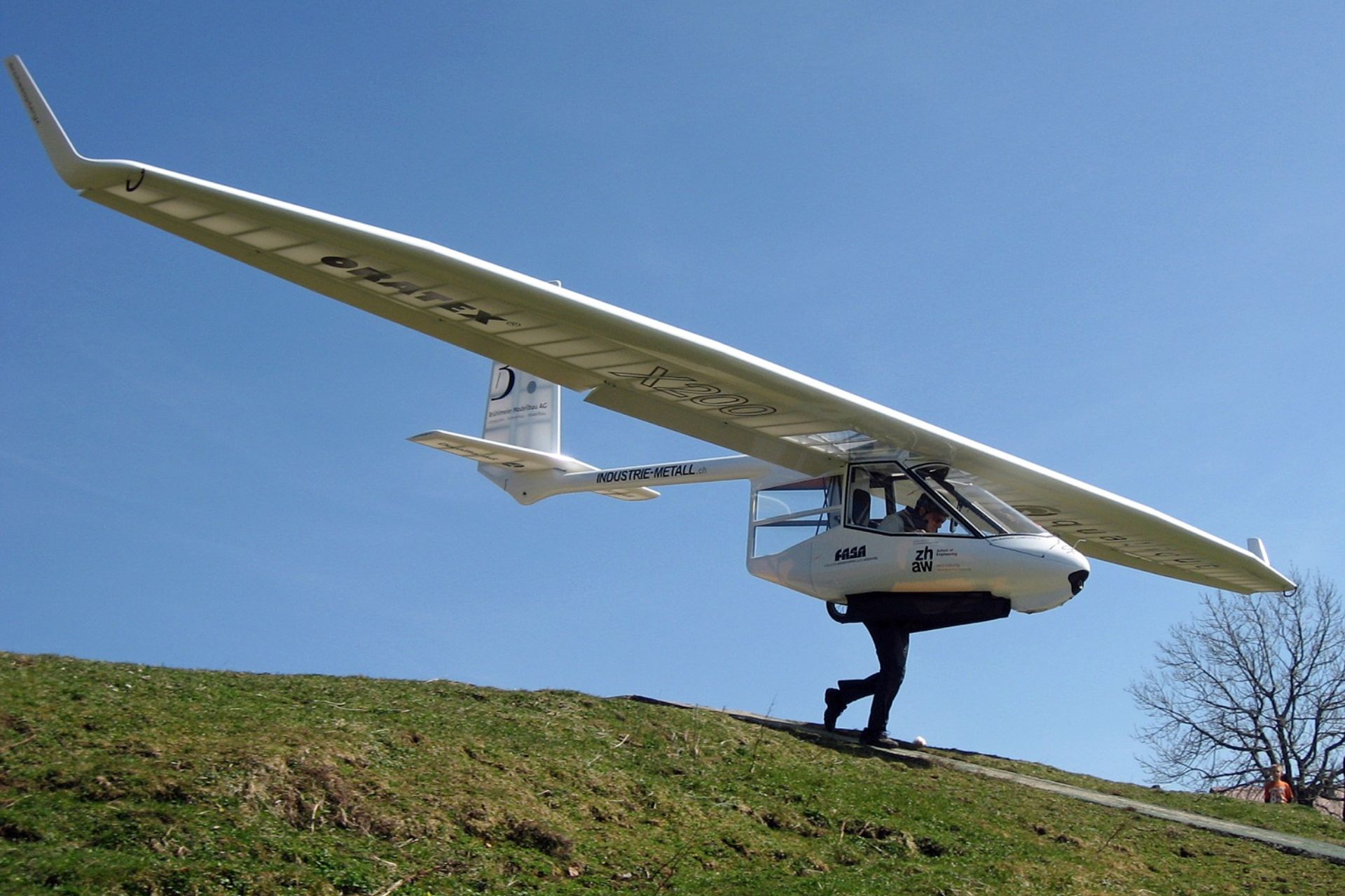 Ruppert Archaeopteryx Composite Sailplane Foot-launching