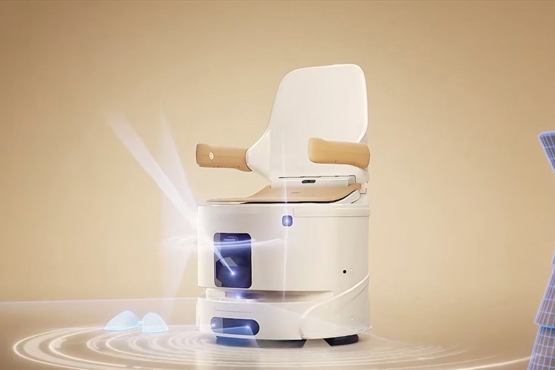 Yueban Xiaoban Self-driving Robot Toilet Integrated Hygiene System