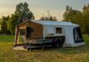 This trailer tent unfolds into a full campsite in under a minute Combi-Camp Country Trailer Tent