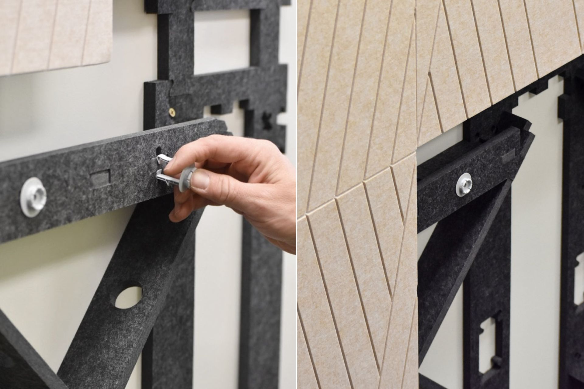 DBSorb X-Clip Glue-free Acoustic Panel Mounting