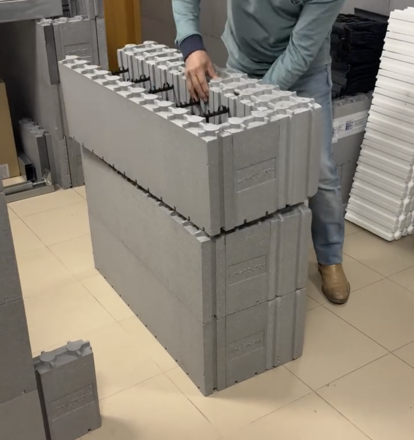 Home Block ICF Interlocking EPS Blocks