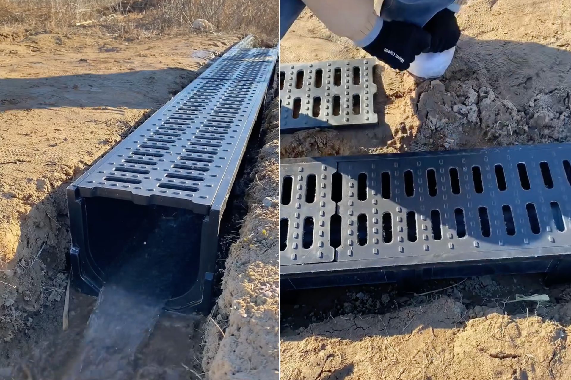 Prefabricated Resin Trench Drain Lightweight Construction