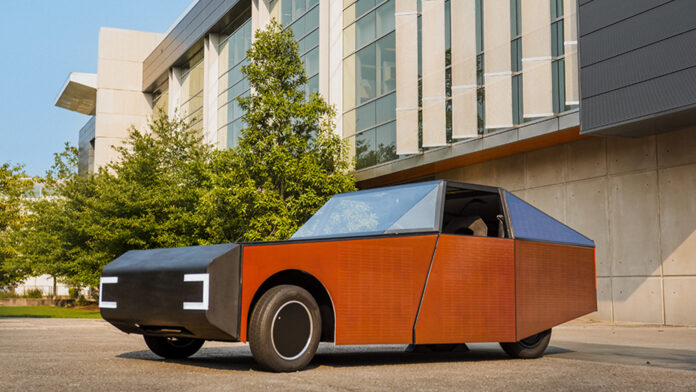 Deep Orange 17 solar electric vehicle developed by Clemson University students with BMW