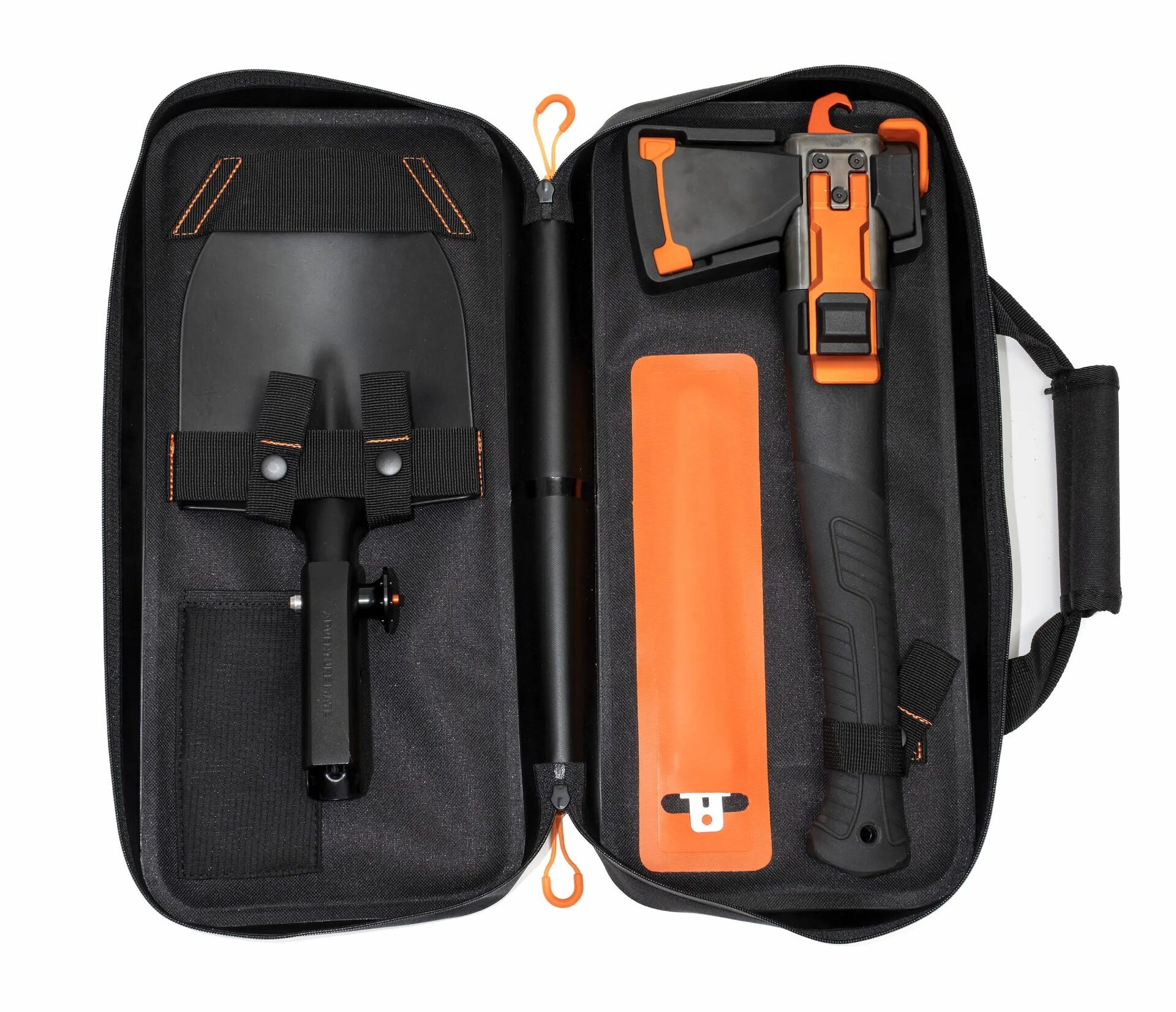Open Adventure Mate AM-V3 carry case containing the handle and interchangeable tool modules