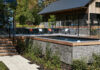 House and pool area finished with Be.On Stone mortarless concrete veneer panels