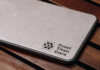 Close-up of the slim Frost Titan Core titanium cooling plate covered in condensation