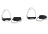 LeMieux Vector Control and Balance safety stirrups shown side by side