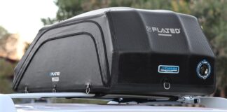 FLATED AirCarrier installed on a vehicle roof
