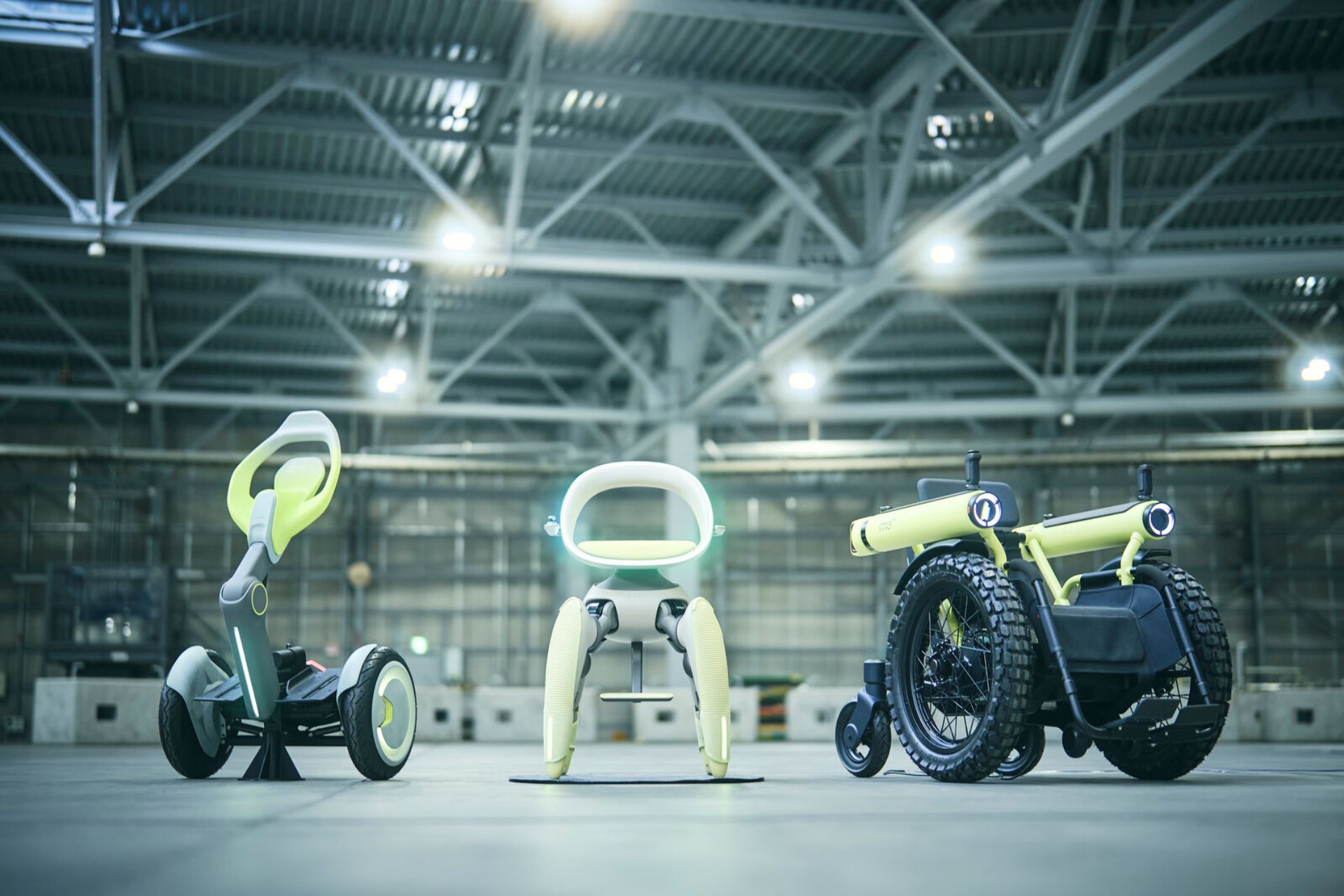 Toyota walk me, boost me and challenge me mobility concepts together